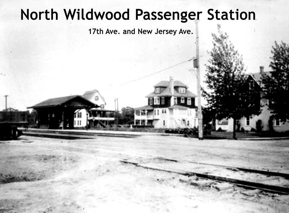 Photo of railroad tracks in North Wildwood NJ at 17th and New Jersey Avenues